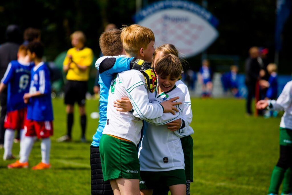 Jubel ved fodbold cup i Tyskland